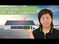 Auspacken und Überblick über den 24-Port-Langstrecken-PoE-Switch