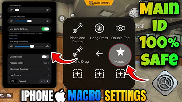 HOW TO ENABLE MACRO IN ANY IOS DEVICE | IPHONE MACRO SETTING FREE FIRE | IPHONE MACRO FF SETTING ⚙️