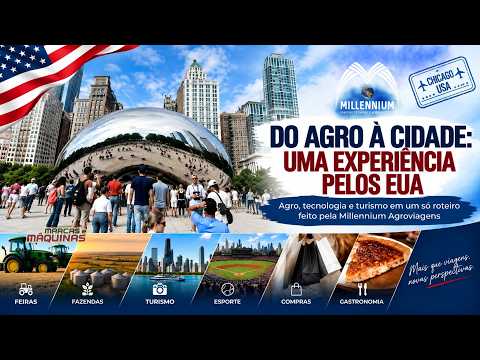 Follow the Millennium Agroviagens itinerary in the US 2026