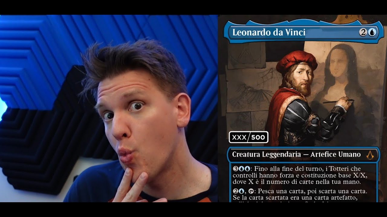 leonardo da vinci mtg commander deck Magic the Gathering Secret LAIR X Assassin'S Creed: Vinci'S Designs (Rainbow Foil) Toys & Games Leonardo da Vinci Deck for