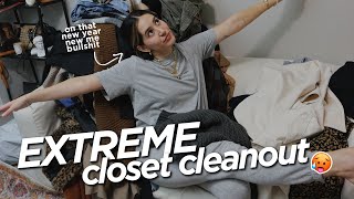 HUGE closet cleanout! (i bet you&#39;ve never seen a room so messy)