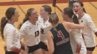 Hastings Volleyball holds Crimson vs White scrimmage