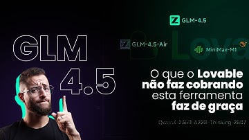 GLM 4.5: A melhor I.A. gratuita e open source