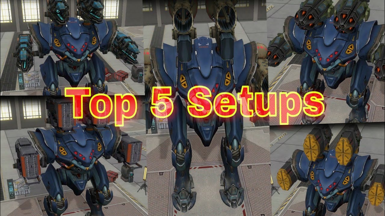 War Robots :- Top 5 Setups Of Prototype_SPCTR || War Robots 2018 - YouTube