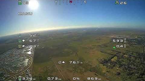 Volantex Ranger 2000 V787-8 - FPV Thermal Soaring (DJI DVR + WTFOSD - MSP-OSD OVERLAY)