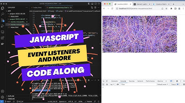 Javascript Code-Along: Learn about click and move event handlers