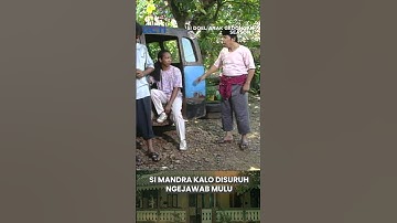 JAWAB MULU!! Si Mandra Kalo Dibilangin Nya #sidoelanaksekolahan #mandra #shorts