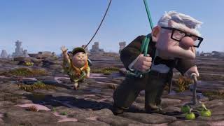 Up Movie - Carl & Russell Walk To Paradise Falls Scene 