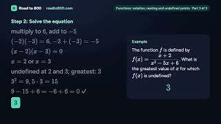 Details Where a function is undefined | Functions: Notation, Nesting and Undefined Points, Part 3 News
