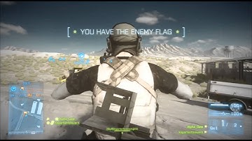 Battlefield 3 Flag Capping Montage in CTF