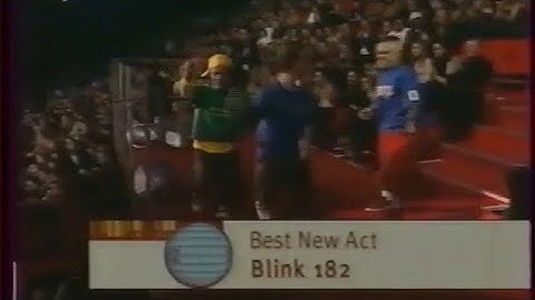 blink-182 wins "Best New Act" @ MTV EMA