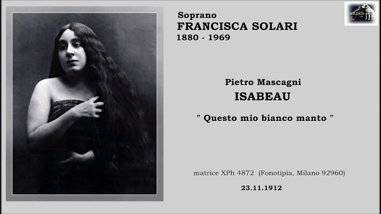 Soprano FRANCISCA SOLARI  -  Isabeau  