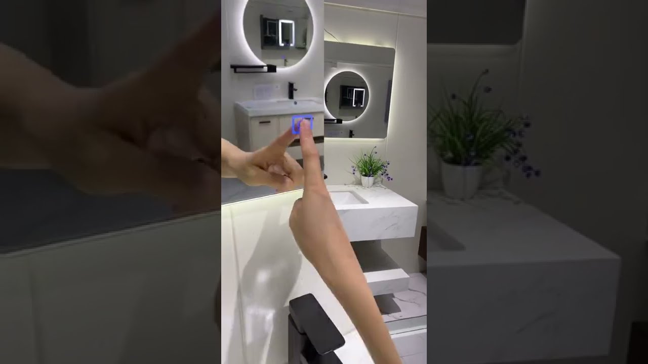 Smart LED Bathroom Mirror Provides Bathroom Lighting Solutions