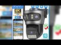A must-have product! 15MP 8K Three Lens Three Screens PTZ Wifi Camera Outdoor HD 5G Wifi Security
