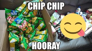 CHIP CHIP HOORAY!!!  DUMPSTER DIVE HAUL AND REVEAL/ SUB CONTEST