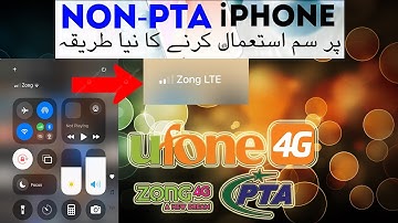 Sim working in Non PTA phone | use sim in non pta iphone