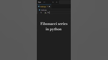 Fibonacci series#python #coding #learnpython #pythoncode #programming