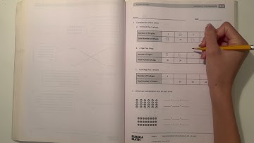 Eureka Math Grade 3 Module 3 Lesson 1 Homework | #mathwithaubrey #answers