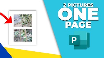 How to put 2 pictures on one page in Publisher