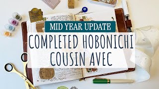 COMPLETED HOBONICHI COUSIN AVEC FLIP THROUGH | Journal Inspiration | MEMORY KEEPING