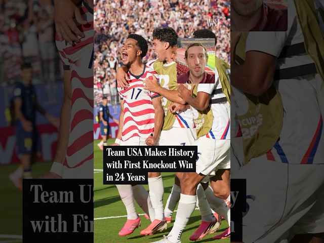 Ten-Man USA Ends 24-Year Wait for World Cup Knockout Win
