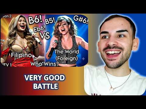 Vocal Battle: Philippines VS The World (Same Songs Live Climax Battle) | Reaction