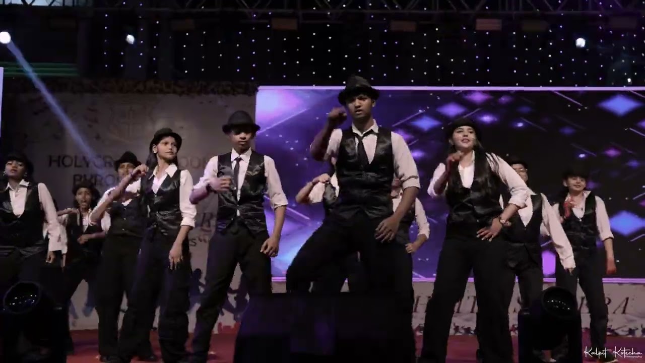 Pop dance Drone Shot video On annual day 2025-26 ll HCBB