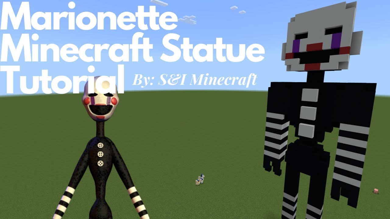 Minecraft Statue Tutorial (FNaF HW) YouTube