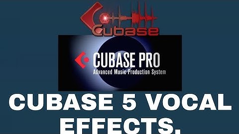 De meest verbluffende vocale effecten in Cubase 5 onthuld