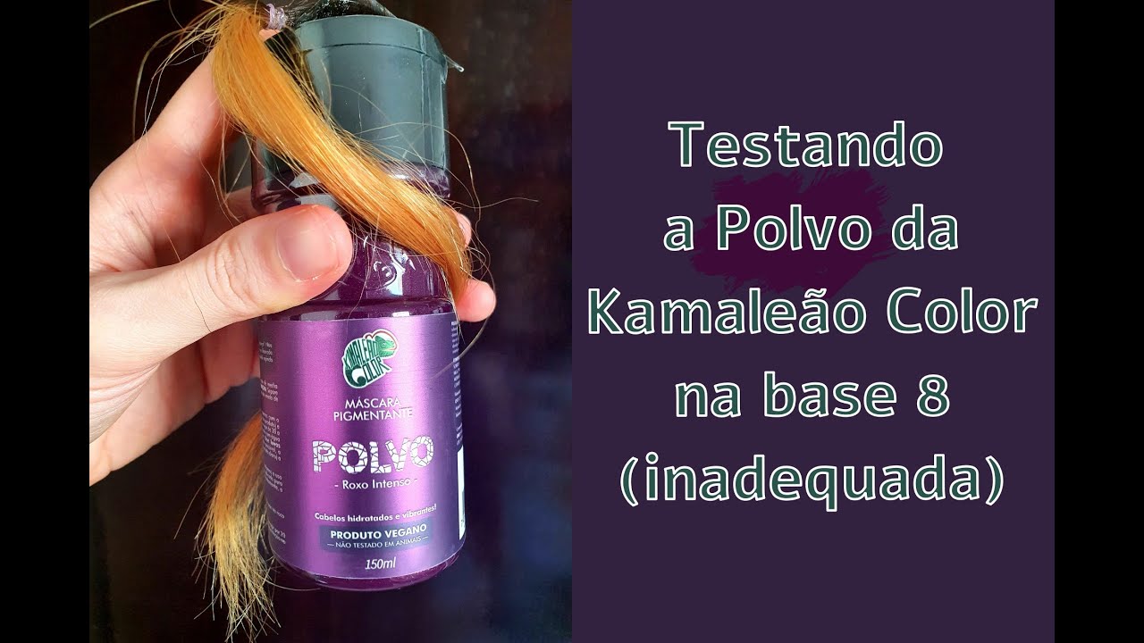 Testando a Polvo (Kamaleão Color) na base 8