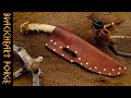 Mountain Man Knife Sheath Build: DIY Leatherworking