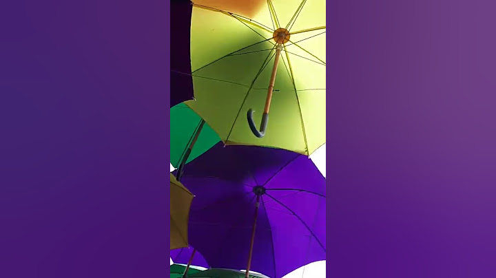 Consegue contar quantos guarda  chuva tem ? escreve ai no comentário?