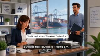 B1-B2 English Story for Logistics | A Mistake in the Bill of Lading 