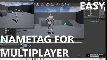 Tutorial - How To Add Nametag Above Players Head In Unreal Engine 4.28