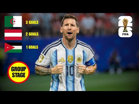 All 6 Goals by Messi • FIFA World Cup 2026 Group Stage.HD