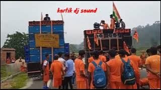 🔥 kartik dj sound.. roadshow at chitarpur to rajrappa Mandir 🔥