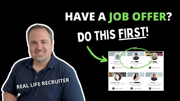 4 Critical Steps To Take Before Accepting A JOB OFFER!