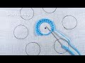 Circle Design Stitch, Hand Embroidery All Over Circle Embroidery Stitch For Dresses