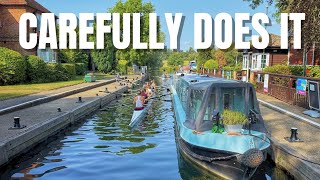 Our Very Fragile Lock Buddies! NARROWBOAT LIFE On The RIVER THAMES Ep 182