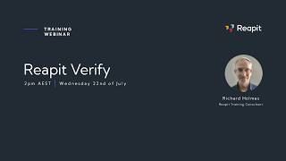 Reapit Verify | Training Webinar