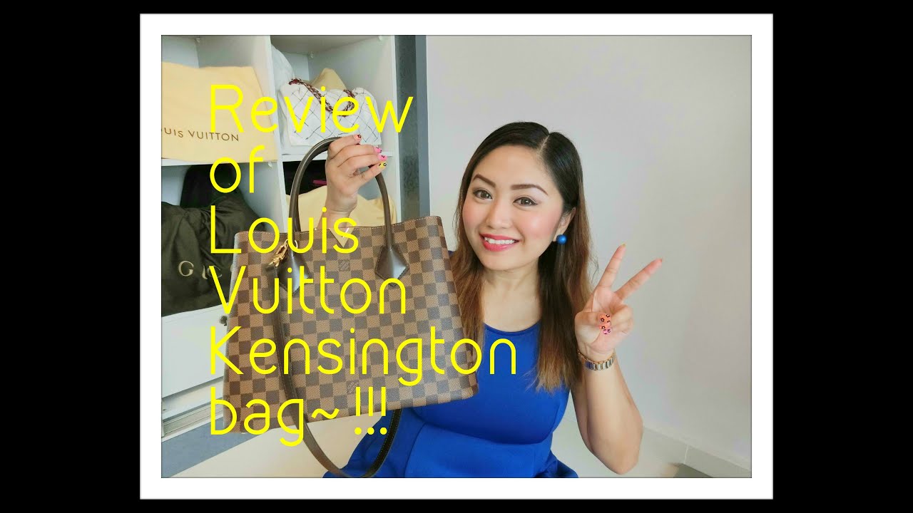 Review : Louis Vuitton Kensington bag - YouTube