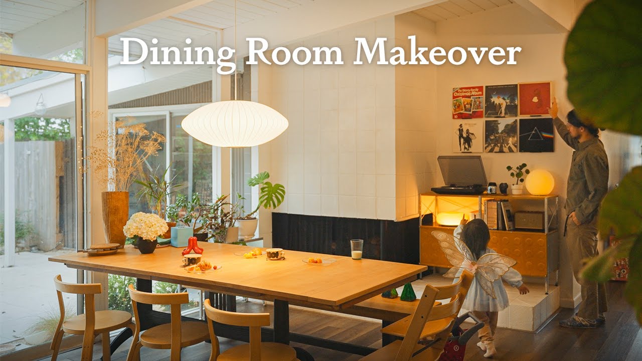Превращаем нашу столовую в сердце нашего дома в стиле середины XX века | Переделка своими руками