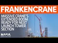 LR 11350 "Frankencrane" Extended Boom Raised for Next Launch Tower Lift | SpaceX Boca Chica