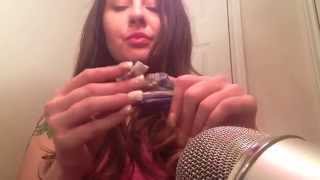 Ripping And Crumbling Wrapping Paper ASMR