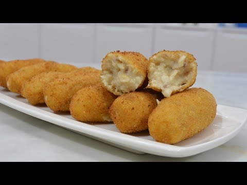 Croquetas de pollo, jamón y huevo SÚPER CREMOSAS