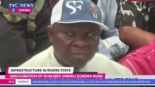 WATCH: Fubara, Peter Odili Inaugurate Dualised Omoku-Egbeda Road