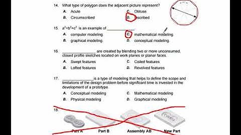 PLTW IED - Practice Exam with Answers and Discussion