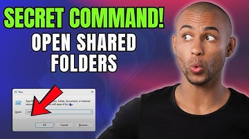 Secret RUN Command to Open Shared Folders on Windows 10/11