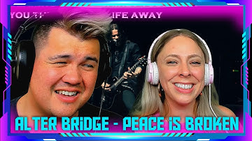 Millennials React to Alter Bridge - Peace Is Broken | THE WOLF HUNTERZ Jon and Dolly