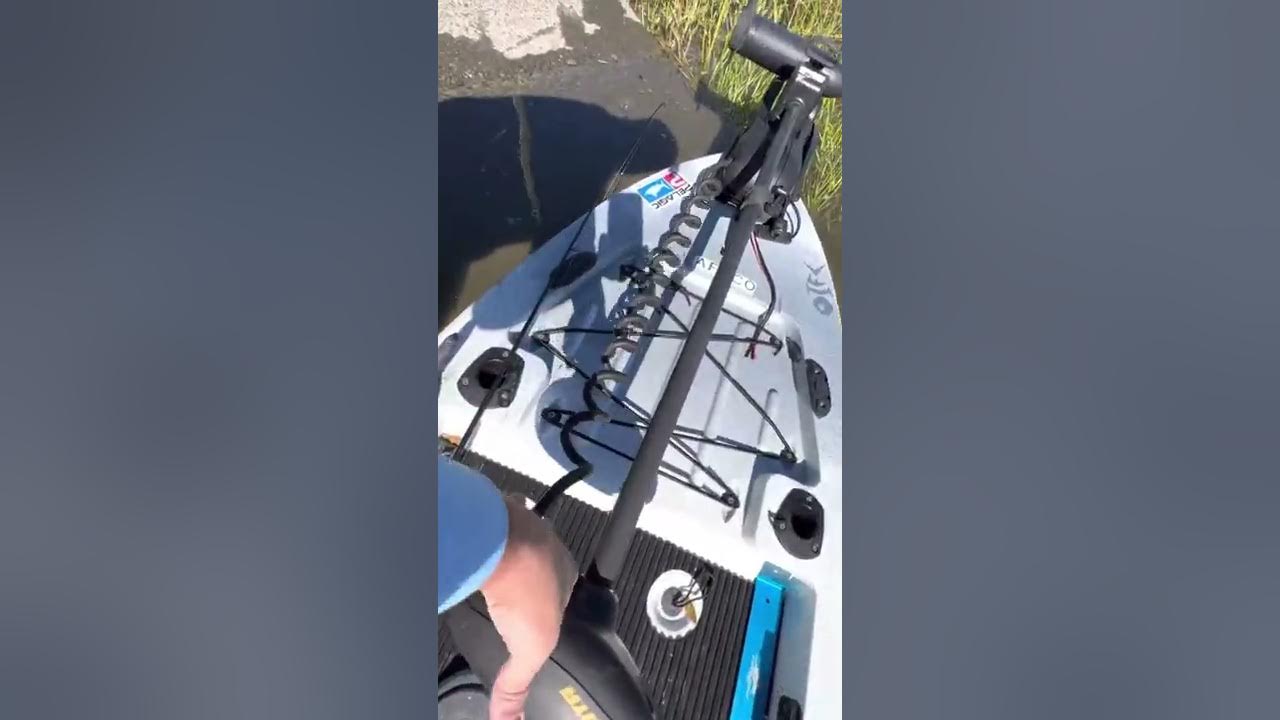 Ascend 128T Trolling motor set up. YouTube
